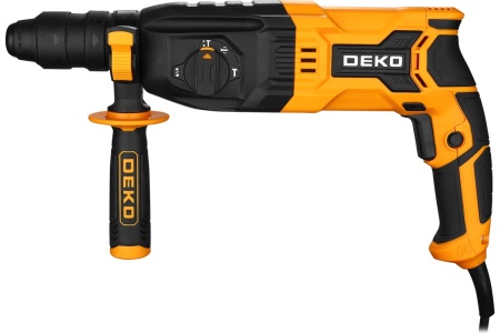 Сетевой перфоратор DEKO DKH1100W в кейсе, набор из 5 буров SDS+, дополнительный патрон 063-4159 Сетевой перфоратор DEKO DKH1100W в кейсе, набор из 5 буров SDS+, дополнительный патрон 063-4159