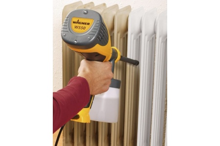 Электрический краскораспылитель с дополнительными насадками Wagner W550-SET 417015