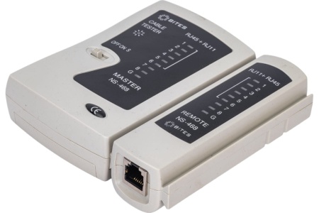 Сетевой тестер кабеля 5bites UTP/FTP/STP RJ45, TEL RJ11/12 LY-CT005
