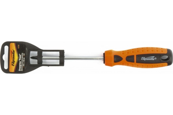 Отвертка Ph1х100мм, CrV, 2-х компонентная рукоятка SPARTA Point 11775