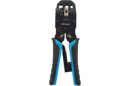 Кримпер REXANT HT-200R для обжима 10P10C, 8P8C, 6P6C, 4P4C 12-3442-1