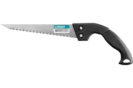 Выкружная ножовка по гипсокартону СИБИН 200 мм, 8 TPI 15058