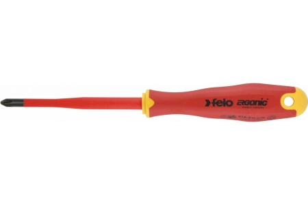 Диэлектрическая отвертка Felo PH 1х80, E-Slim Ergonic 41419290