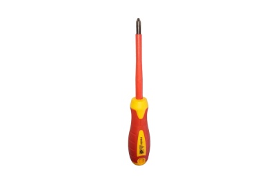 Диэлектрическая крестовая отвертка PH1*80мм, до 1000V Berger BG BG1056