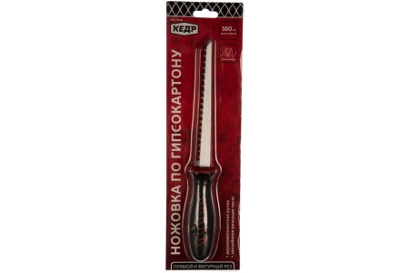 Ножовка по гипсокартону, 3D-заточка 160 мм КЕДР 086-0160 29099