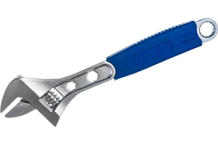 Разводной ключ 310мм, ширина захвата 41мм, двухкомпонентная рукоятка КОБАЛЬТ 244-964