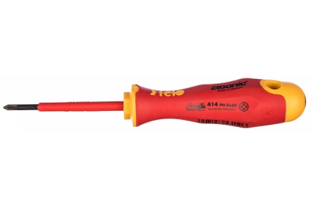 Диэлектрическая крестовая отвертка Felo Ergonic PH 0X 60 41400190