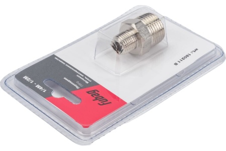 Переходник (1/4"М — 1/2"M; блистер) FUBAG 180211 B