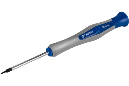 Отвертка для точных работ SL 1.5 х 50 мм CR-V,подвес КОБАЛЬТ Ultra Grip 245-282
