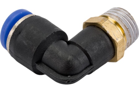 Фитинг Г- образный трубка 8 мм, резьба наружная 1/4" Pegas pneumatic 5902