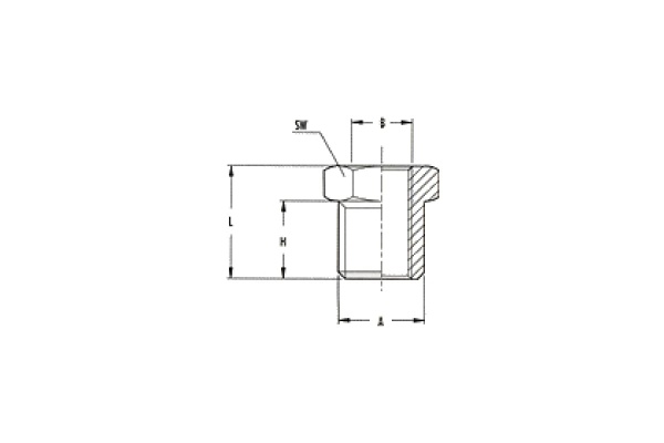 Переходник мама 1/8" - папа 1/4" (блистер) 1218/2 270/1 M1/4*F1/8 GAV 38914