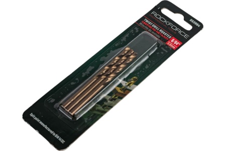 Сверло по металлу (3 шт; 3.6 мм; HSS-Co; в блистере) ROCKFORCE RF-DS3964