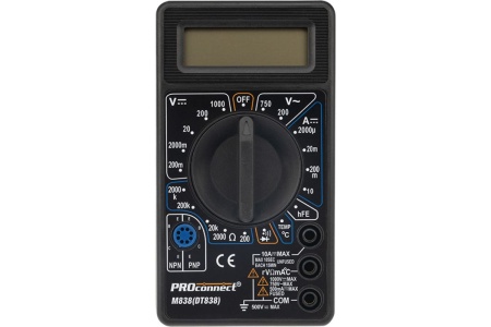 Портативный мультиметр PROconnect M838 13-3013