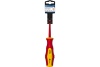 Отвертка диэлектрическая Ultra Grip PH-1 х 80 мм CR-V КОБАЛЬТ 646-492