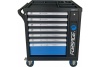 Инструментальная тележка Forsage 7-ми полочная, синяя 51057