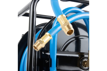 Катушка ручная с пневмошлангом и брс (10х14 мм; 20 м) WIEDERKRAFT WDK-65720