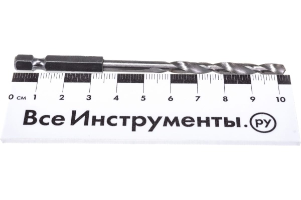 Сверло по металлу (5х106 мм; HEX 1/4) ПРАКТИКА 037-602