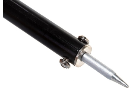 Электропаяльник с пластиковой рукояткой и долговечным жалом, форма конус, 40Вт Зубр МАСТЕР 55400-40_z01