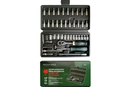 Набор торцевых головок и насадок ROCKFORCE RF-2462-5