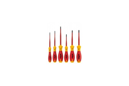 Набор отверток 6 штук WIHA SoftFinish electric slimFix SL/PH/PZ/Xeno 38362