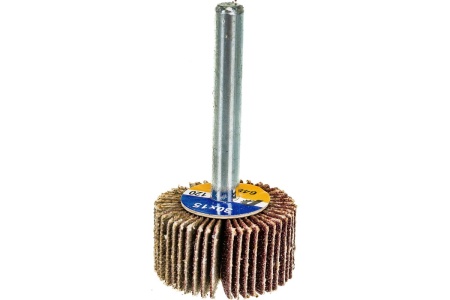 Круг лепестковый с оправкой (30х15 мм; P120) ПРАКТИКА 648-908