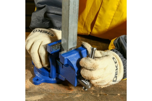 Слесарные тиски CL09, поворотные, 75 мм DEKO 065-0961