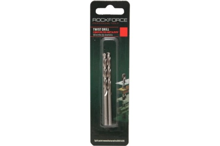 Сверло по металлу (2 шт; 4.5 мм; HSS; в блистере) ROCKFORCE RF-DS245