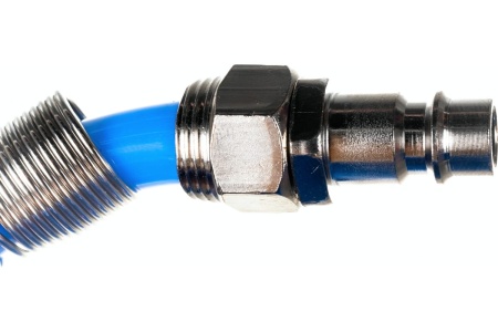 Шланг спиральный полиуретановый с быстроразъемными соединениями (10 м; 8х12 мм; 15 бар) INTERTOOL PT-1716