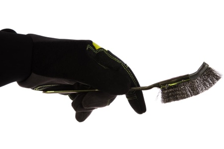 Щётка с металлической рукояткой, щетина из нержавеющей стали Дело техники 270151