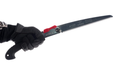 Складная пила с прямым полотном SAMURAI 2 угла фиксации, в футляре MP-240-MH