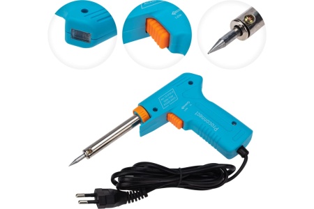 Импульсный паяльник 220В, 30-70Вт PROCONNECT HY-50R 12-0161-4