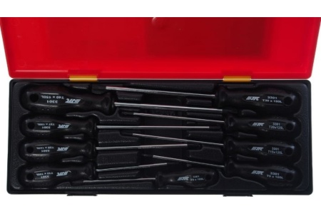 Набор отвёрток TORX Т8-Т40 в кейсе 9шт JTC-K7091