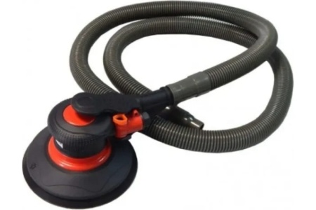 Пневмошлифовальная орбитальная машинка Rockforce 6" эксцентр. 5мм, 150мм, 10500об/мин, 84л/мин, 6.3bar с принудительной системой пылеотвода RF-SM-65-6133C