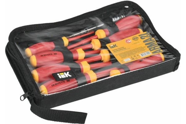 Набор диэлектрических отверток IEK ARMA2L 3 K3 9 шт. A2L3-NS30-K3-09