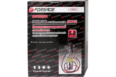 Краскораспылитель с выносной емкостью Forsage F-8313 (емкость 2л, сопло 2.0, 0-10bar) 18510 Краскораспылитель с выносной емкостью Forsage F-8313 (емкость 2л, сопло 2.0, 0-10bar) 18510
