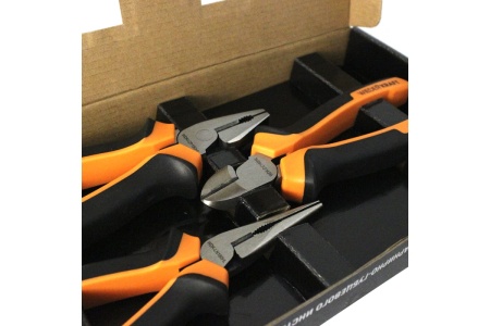 Набор шарнирно-губцевого инструмента WIEDERKRAFT 3 предмета WDK-PHL368