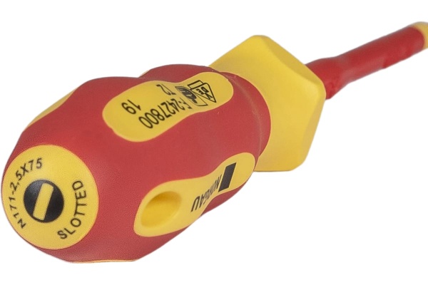 Шлицевая отвертка NORGAU VDE N171-2.5X75 067062225