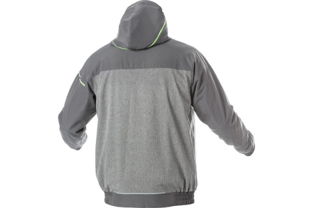 Непромокаемая куртка HOEGERT TECHNIK HEINER, темно-серый/зеленый, р.S/48 HT5K249-S