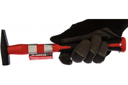 Молоток слесарный Matrix Optimal 100 г фибергласовая обрезиненная рукоятка квадратный боек 10365