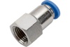 Фитинг цанговый прямой с внутренней резьбой 1/4F для трубки диаметром 8 мм SHPI PCF 08-R02