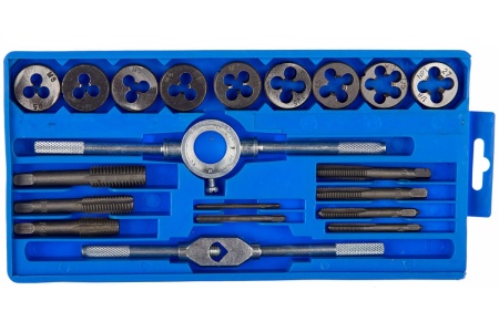 Набор метчиков и плашек FIT 70780, 20 шт