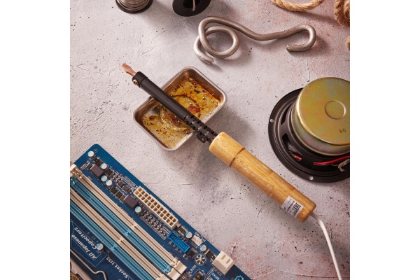 Паяльник ПД 220В 65Вт деревянная ручка ЭПСН Россия REXANT 12-0265