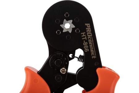 Кримпер для обжима штыревых наконечников PROconnect HT-866 0.25-6.0 мм² 12-3205-4