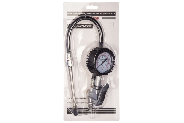 Пистолет для подкачки шин Калибр ПНШ-6,0/100П  00000034626