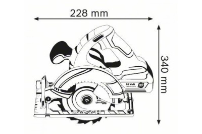 Циркулярная пила DWT HKS-230 86559
