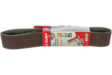 Лента шлифовальная универсальная "МАСТЕР" 3 шт. (50х686 мм; P180) для ЗТШМ-150/686Л ЗУБР 35546-180