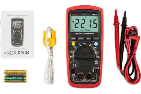 Цифровой мультиметр RGK DM-30 776448
