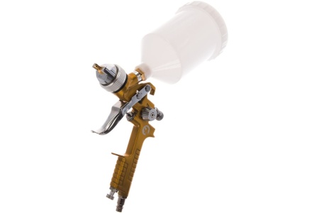 Пневматический краскопульт INTERTOOL, форсунка 1.5мм, бачок 600 мл, PT-0110