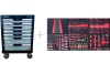 Тележка с 7 ящиками+ПОДАРОК инструмент 250 предметов KraftWell KRW-TTB+SET250
