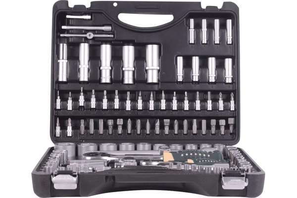 Набор торцевых головок и вставок ROCKFORCE 1/2"х1/4"DR 6-гранных 108 предметов RF-41082-5EURO